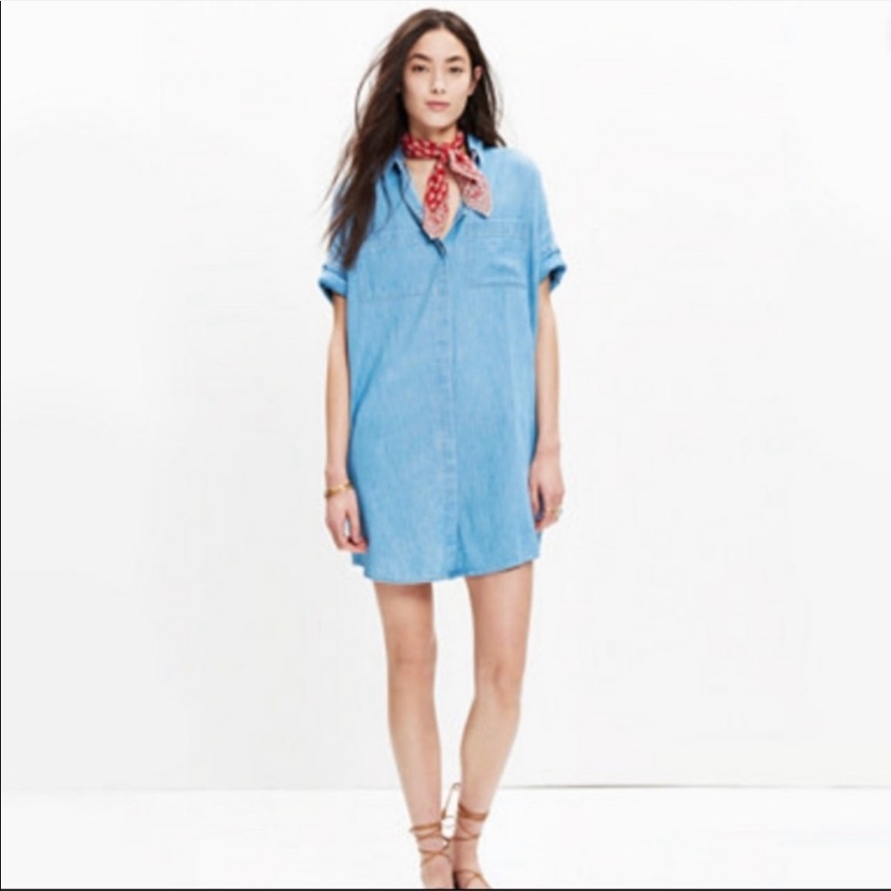 Madewell | Denim courier dress